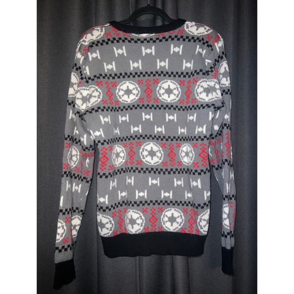 Ugly Christmas Sweater Xmas Size Medium Star Wars - Picture 3 of 3